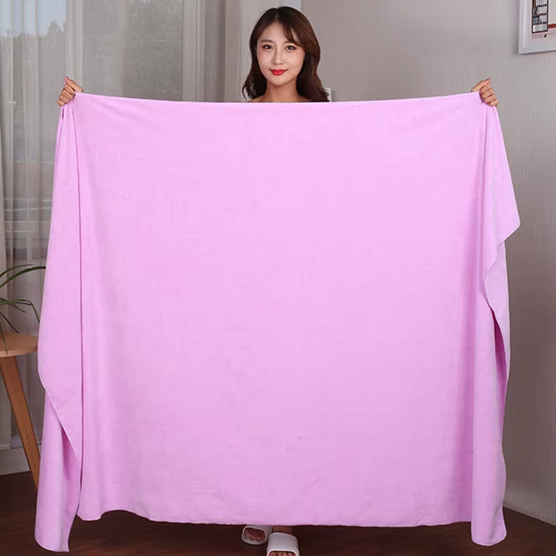 Thick Superfine Microfiber Fitness Bath Towel Super Soft Travel Camping Towel Super Absorbent Swimming Sports Towel