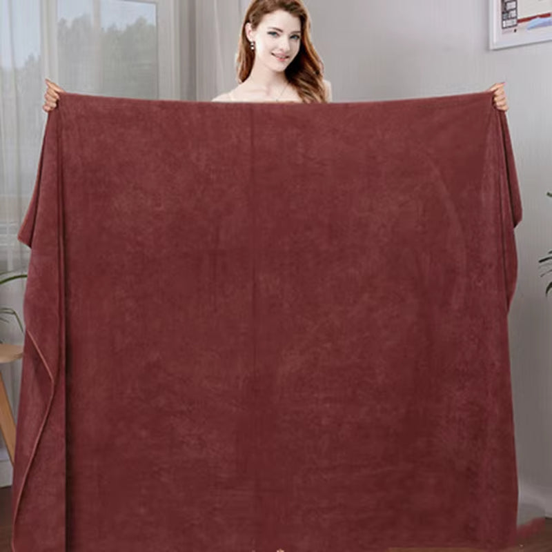 Thick Superfine Microfiber Fitness Bath Towel Super Soft Travel Camping Towel Super Absorbent Swimming Sports Towel